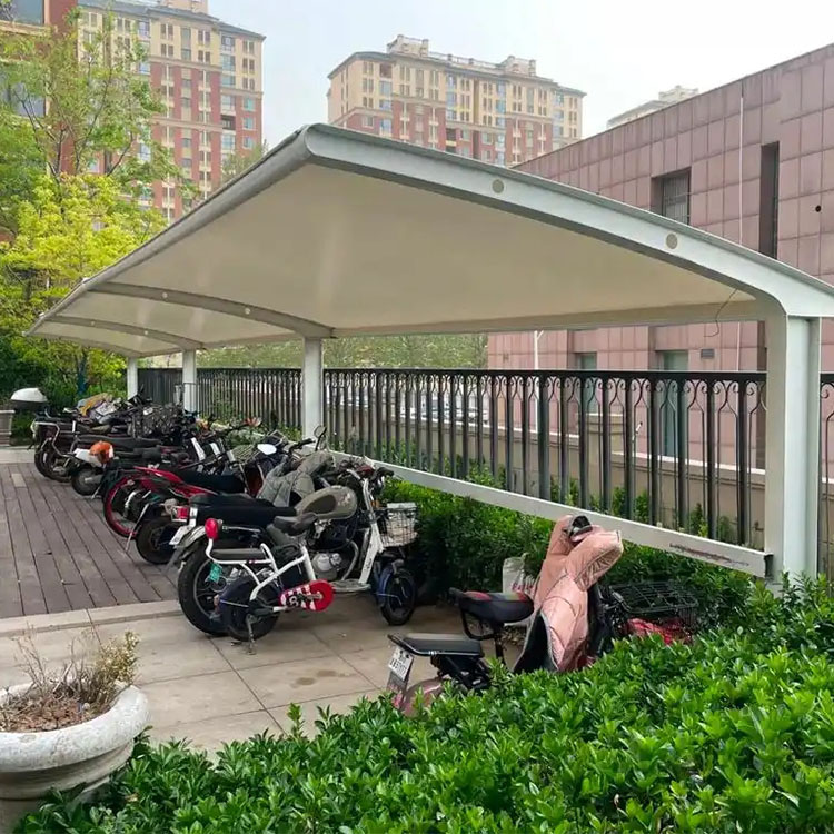 南木林县膜结构电动车棚